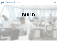 Tablet Screenshot of parkerremick.com